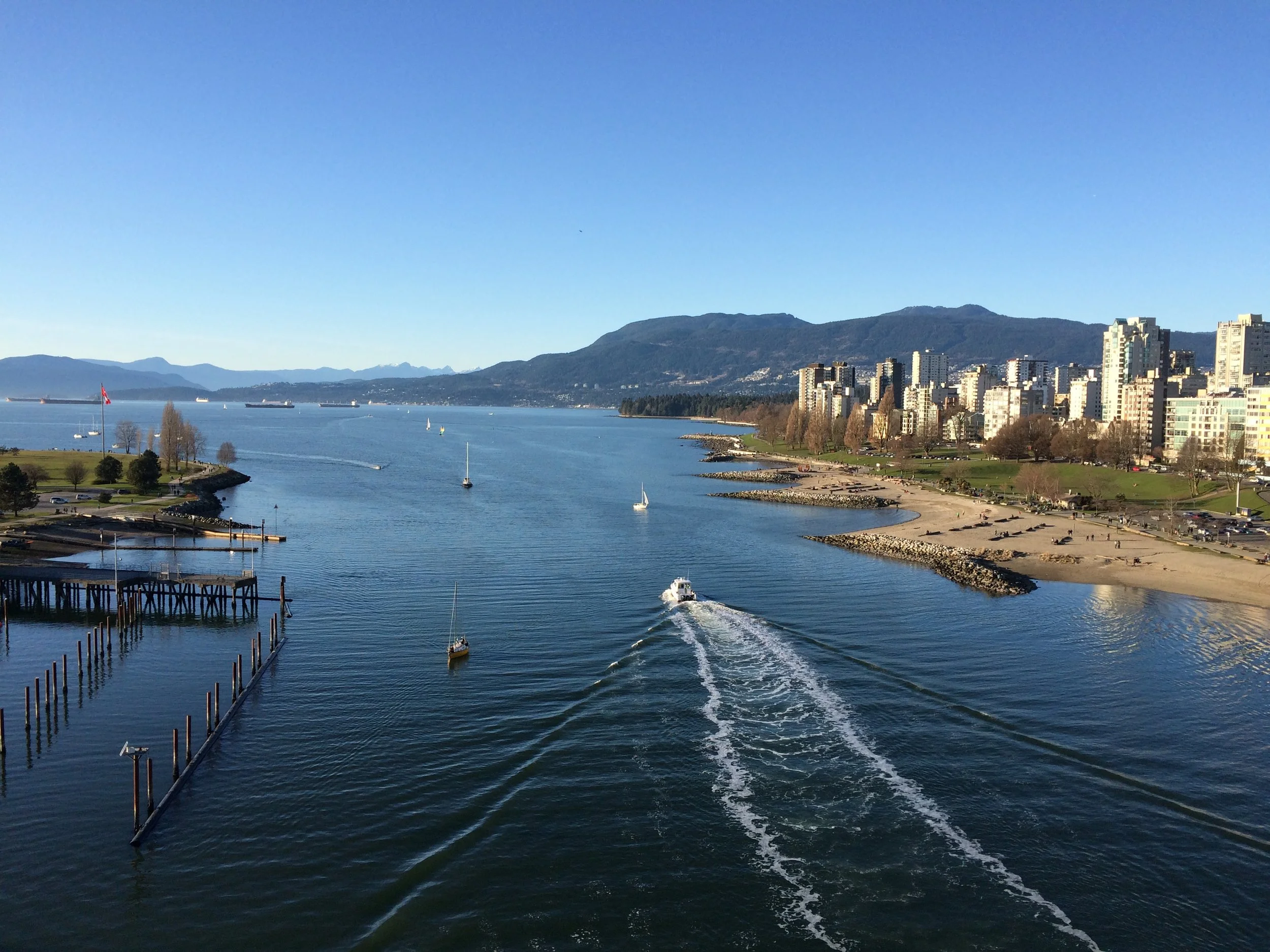 Burrard Inlet, British Columbia, Canada.