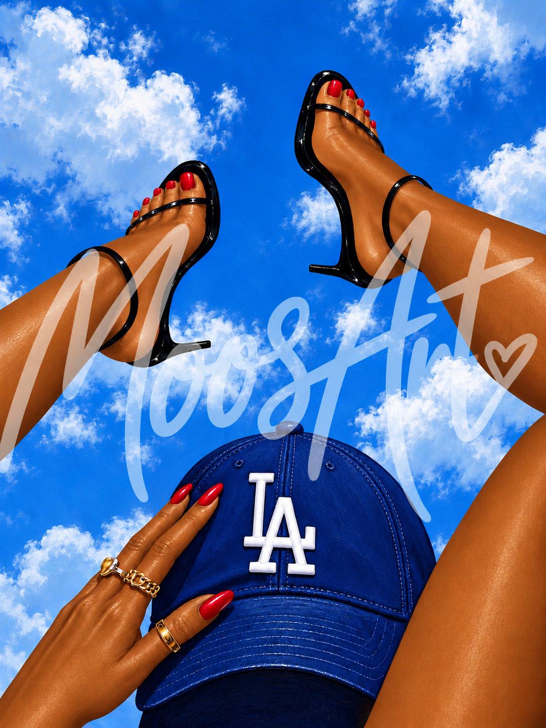 LA "eat it" Tan skin Print
