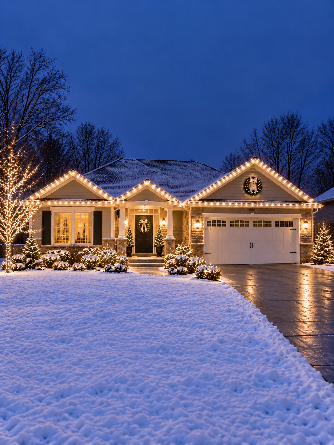 Maintenance free Holiday lighting