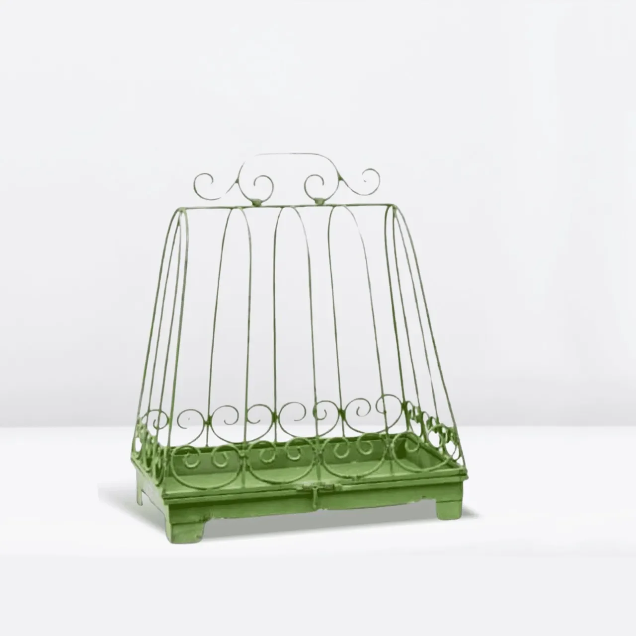 Handbag Conservatory Style Metal Planter | Eternal Stems