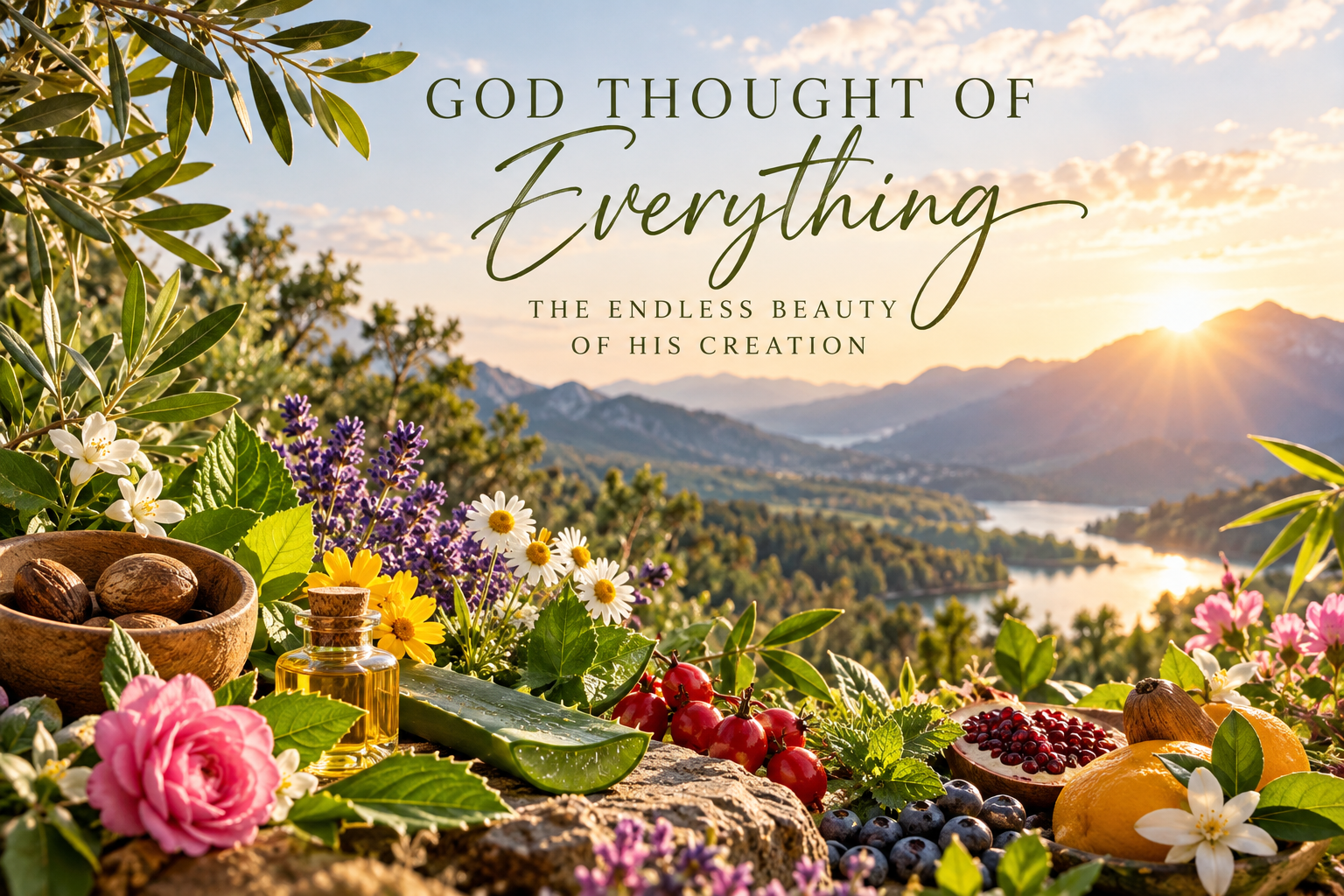 God Thought of Everything: The Endless Beauty of His Creation
