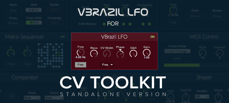 VBrazil lfo module for CV toolkit 2.0