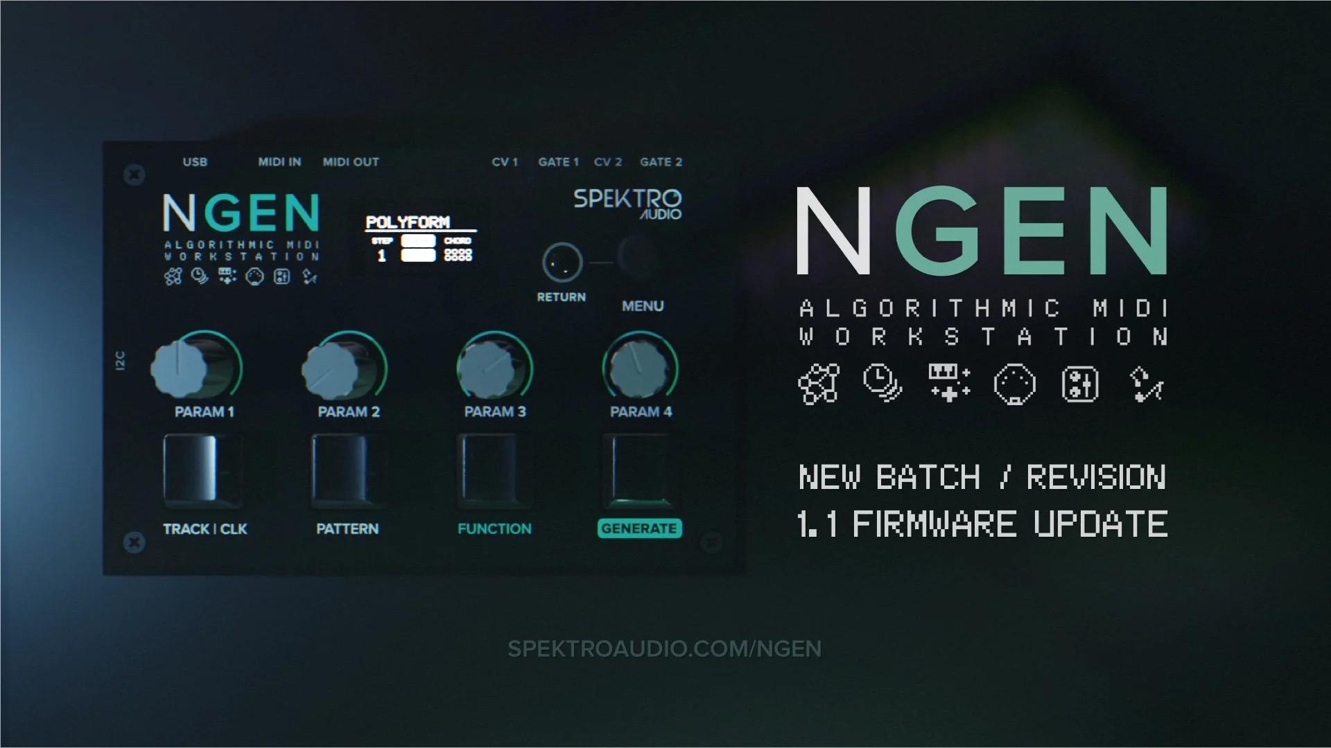 NGEN – New Batch, Hardware Revision and 1.1 Firmware Update