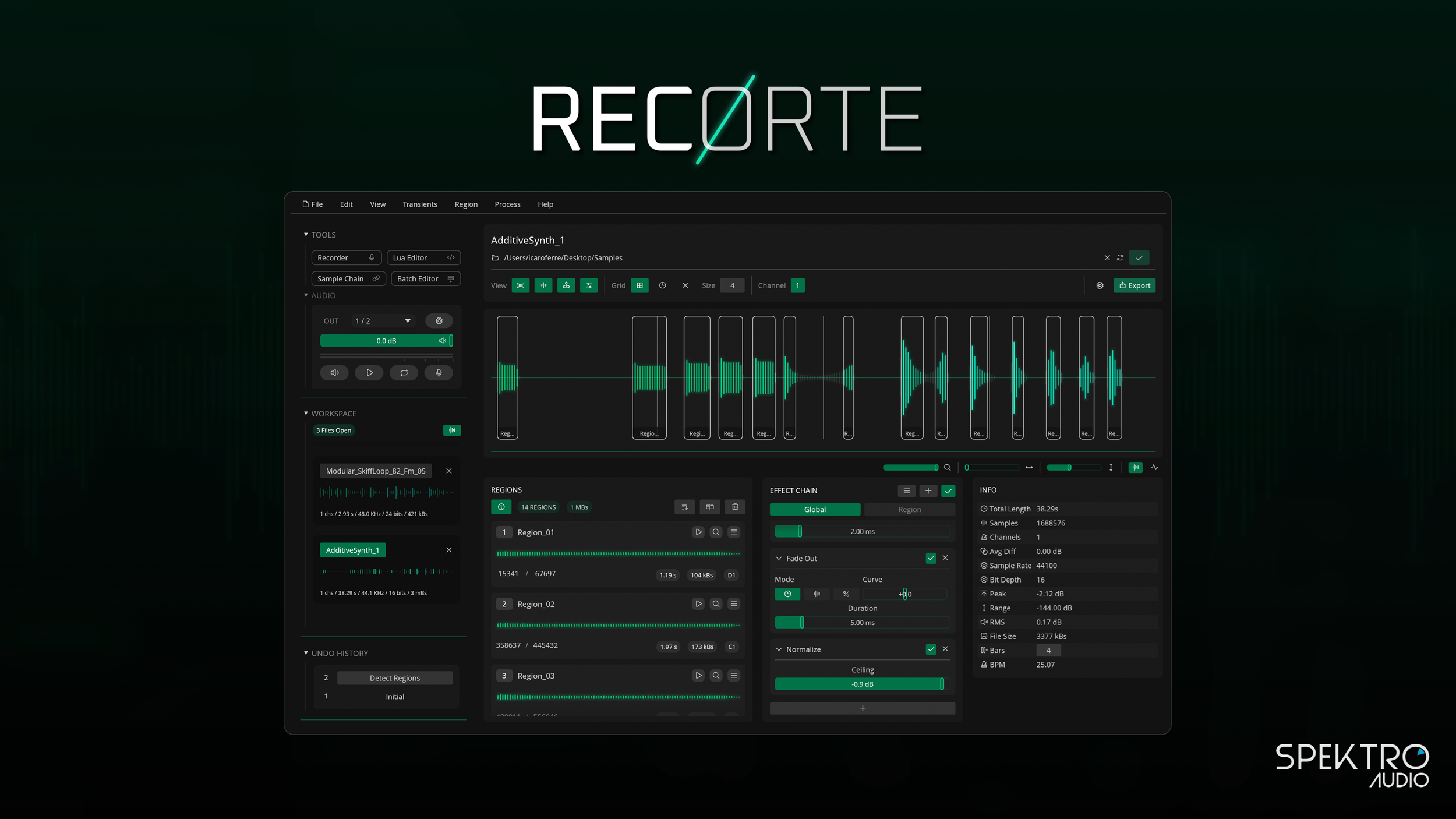 Introducing Recorte Sample Editor