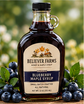Organic Blueberry Maple Syrup