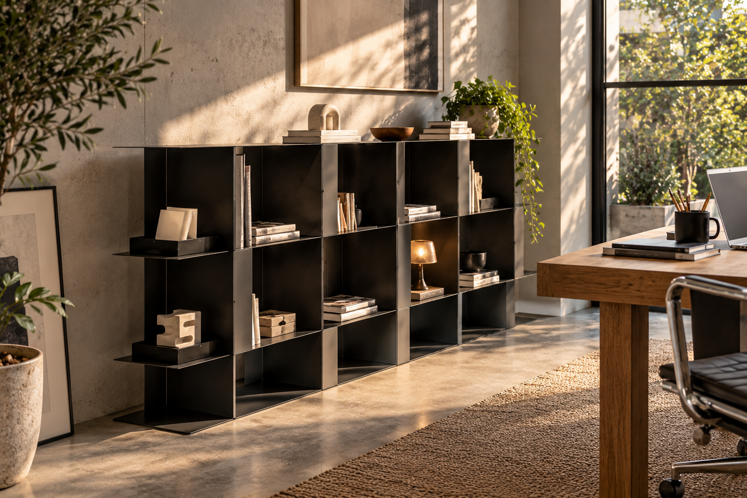 Sunlit Modern Studio Shelving.png