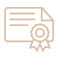 Icon of a newspaper with a gear, representing news or media settings.