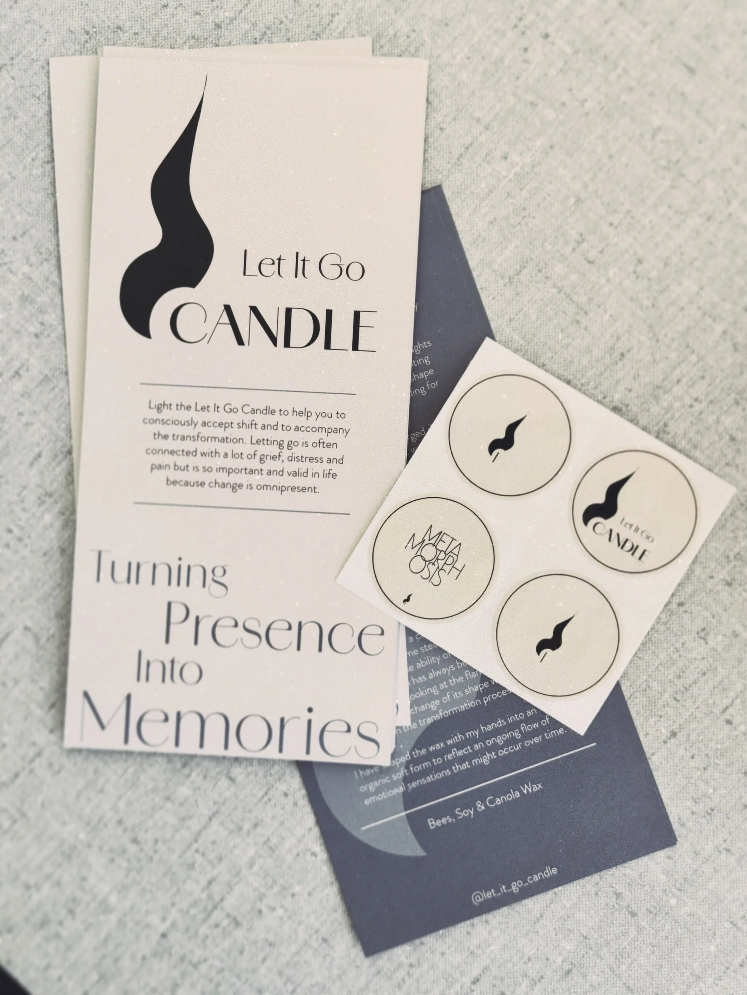 I have written down my intention and the story behind the Let It Go Candle for you. 

The idea behind the candle is to accompany you in a process of transformation.

#letitgo #letitgocandle #transformation #companion