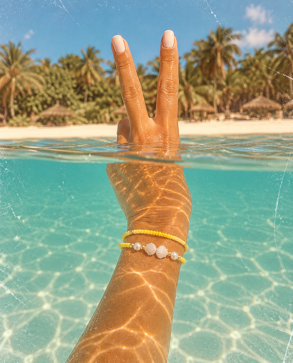 Sunrise beaded yellow bracelet 2.png