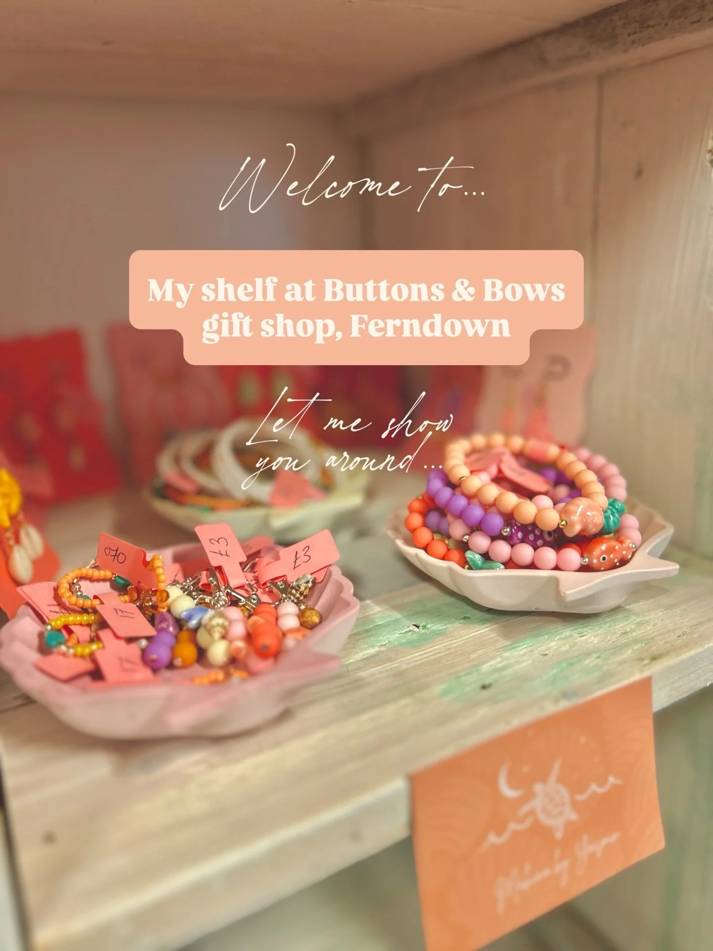 Little treats from the sea now at Buttons &amp; Bows 🐚

I&rsquo;ve left a collection of my ocean treasures at the beautiful @gifts.buttonsbows in 📍 Ferndown, Dorset 🇬🇧 

It&rsquo;s bright, cute &amp; colourful just like you! 🧡🐚

#shopsmall #dor