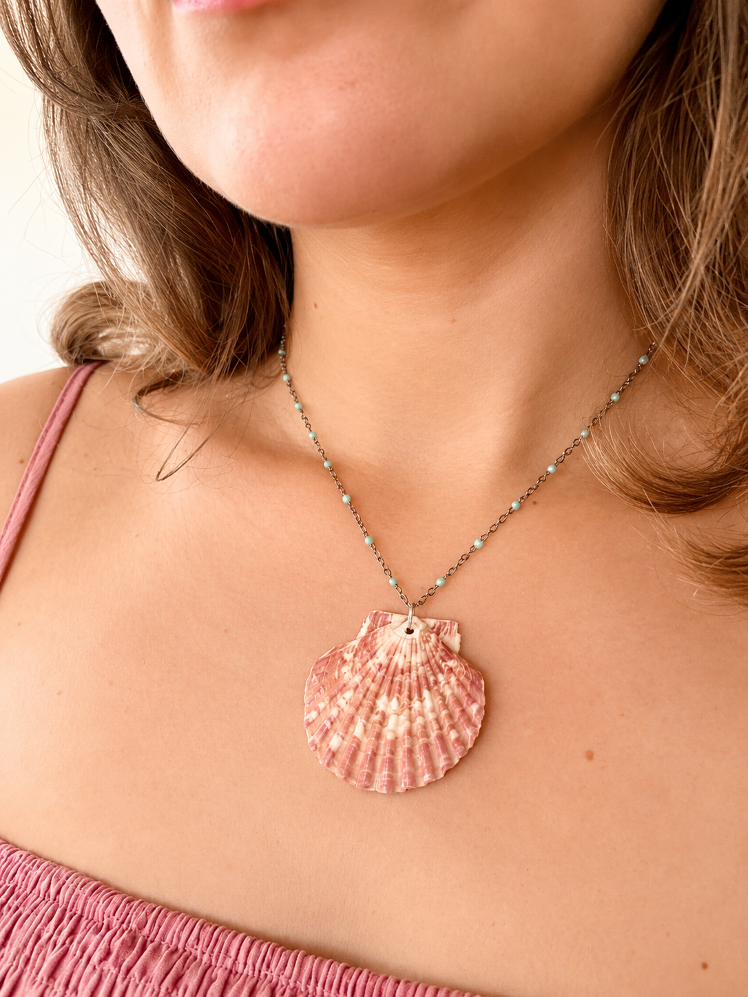 Nohea silver beaded shell necklace.png