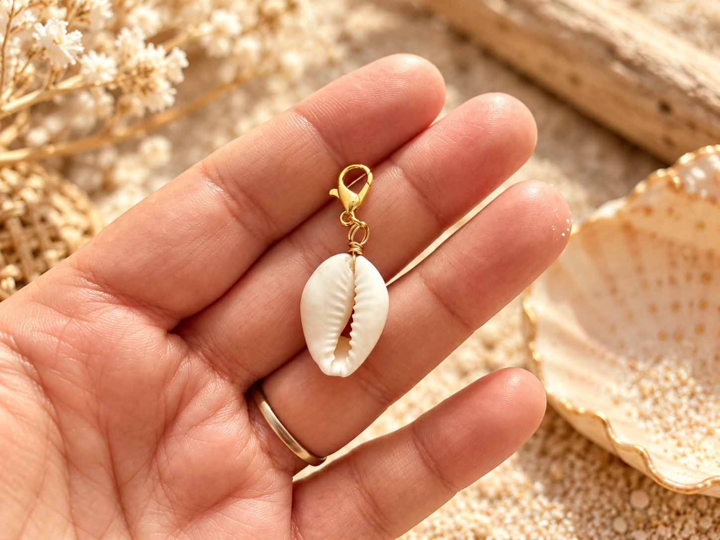 Haumea Cowrie Shell Charm