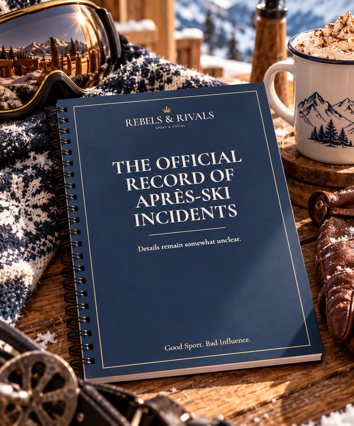 The Official Record of Après-Ski Incidents — A5 Notebook