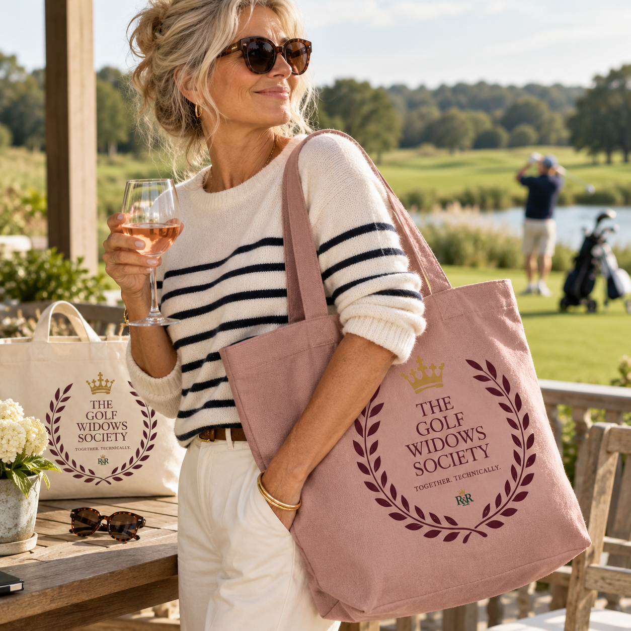 The Golf Widows Society Heavyweight Canvas Tote