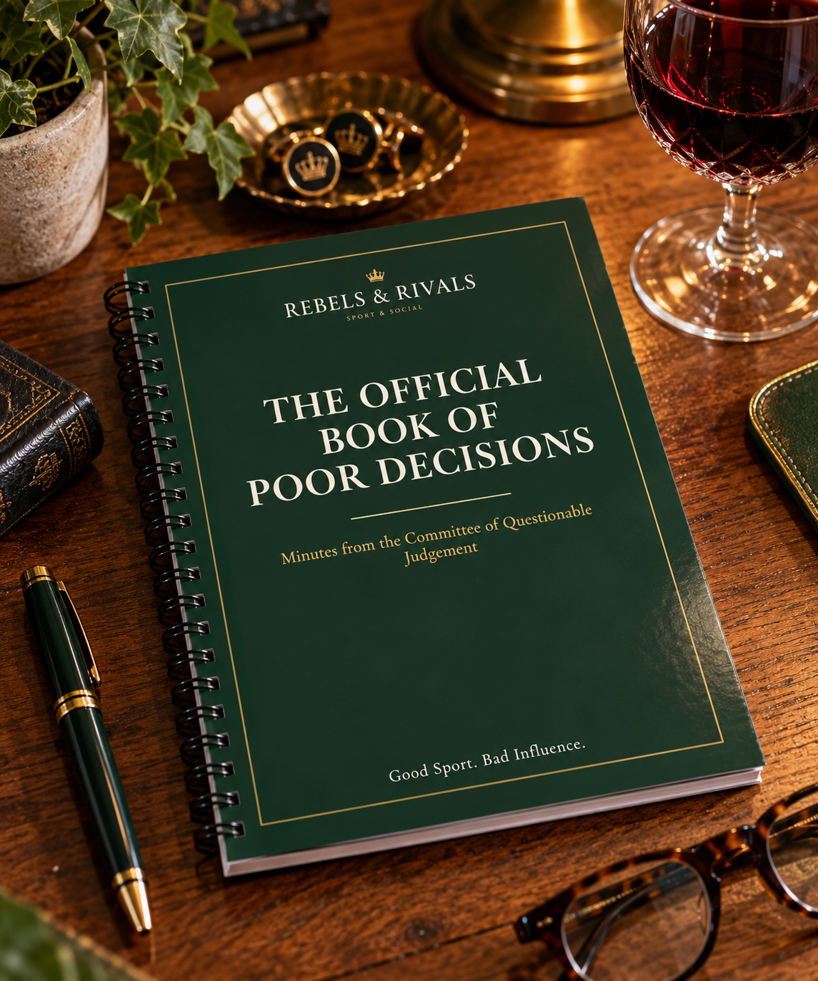The Official Book of Poor Decisions — A5 Notebook