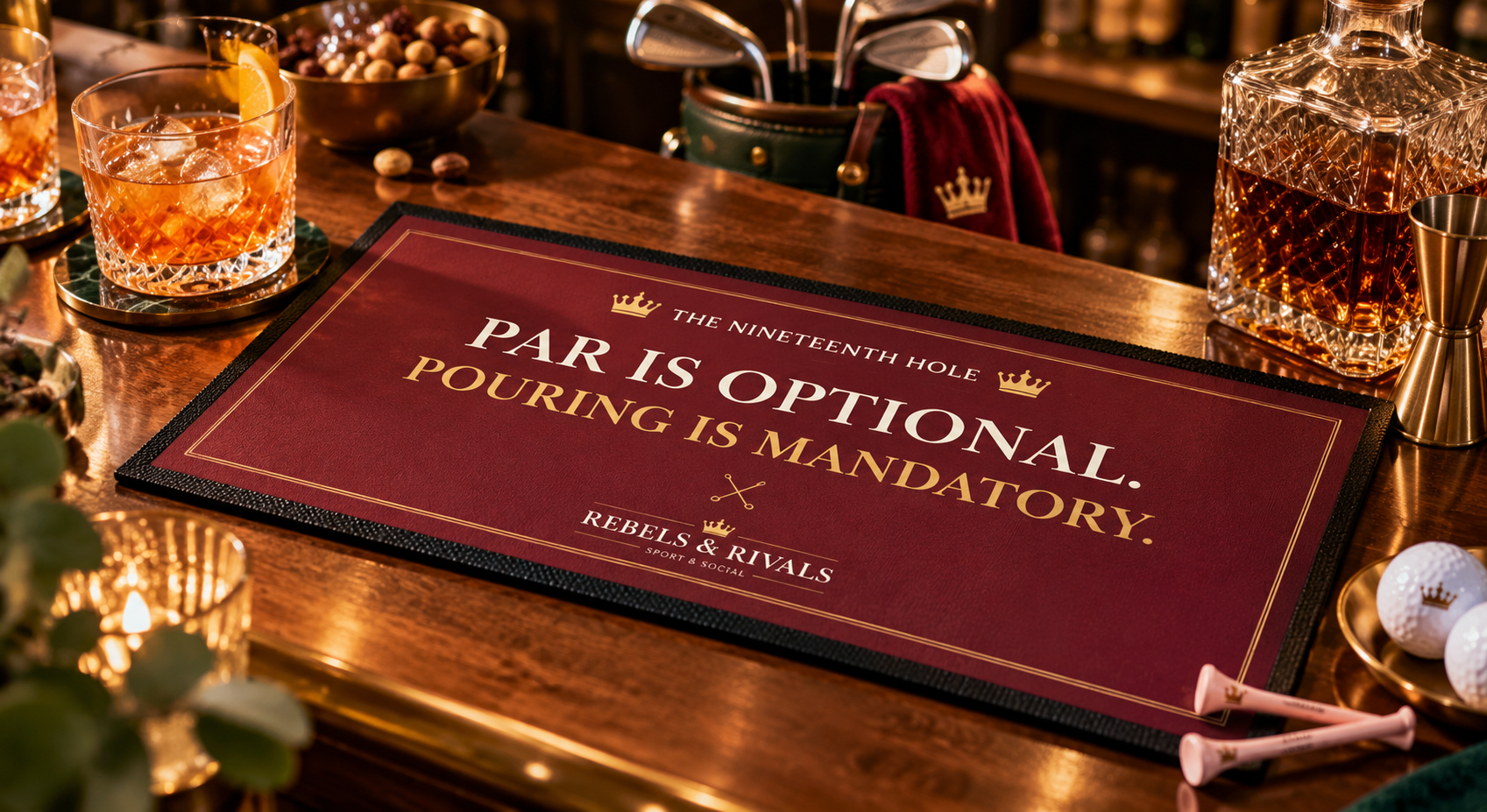 The Nineteenth Hole Bar Runner