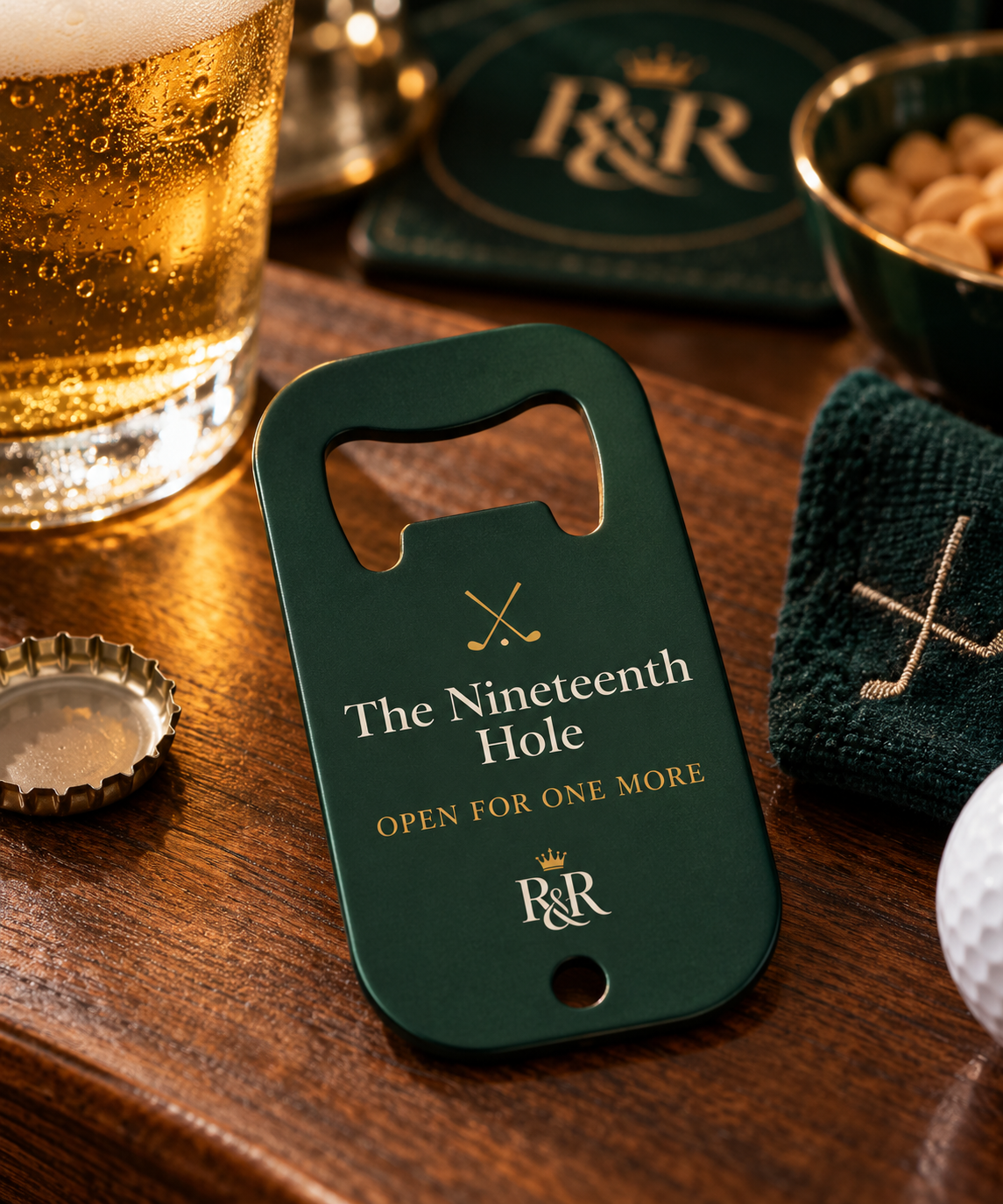The Nineteenth Hole Bottle Opener