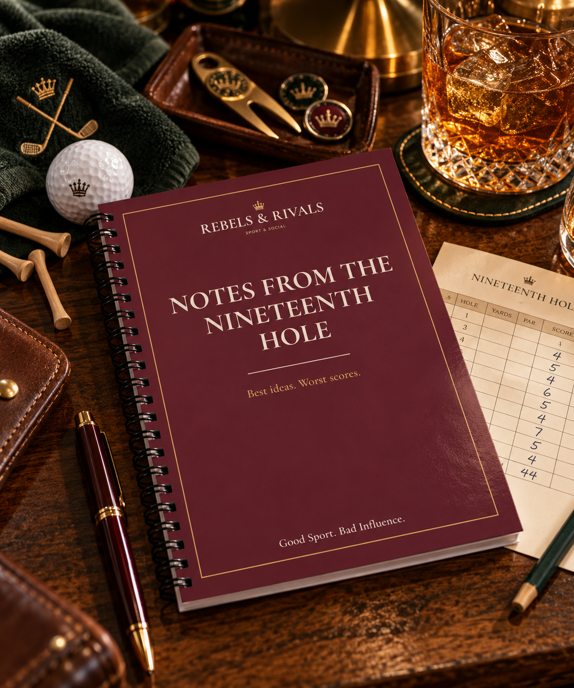 Notes from the Nineteenth Hole — A5 Golf Notebook