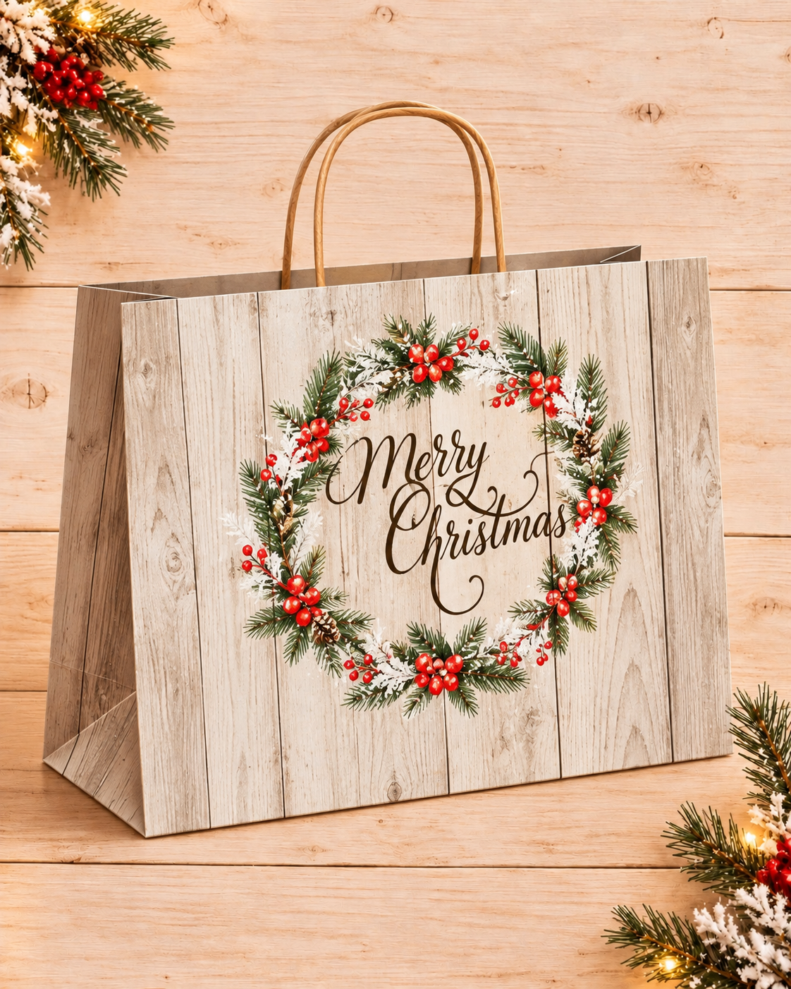 Rustic Merry Christmas Gift Bag-2.png