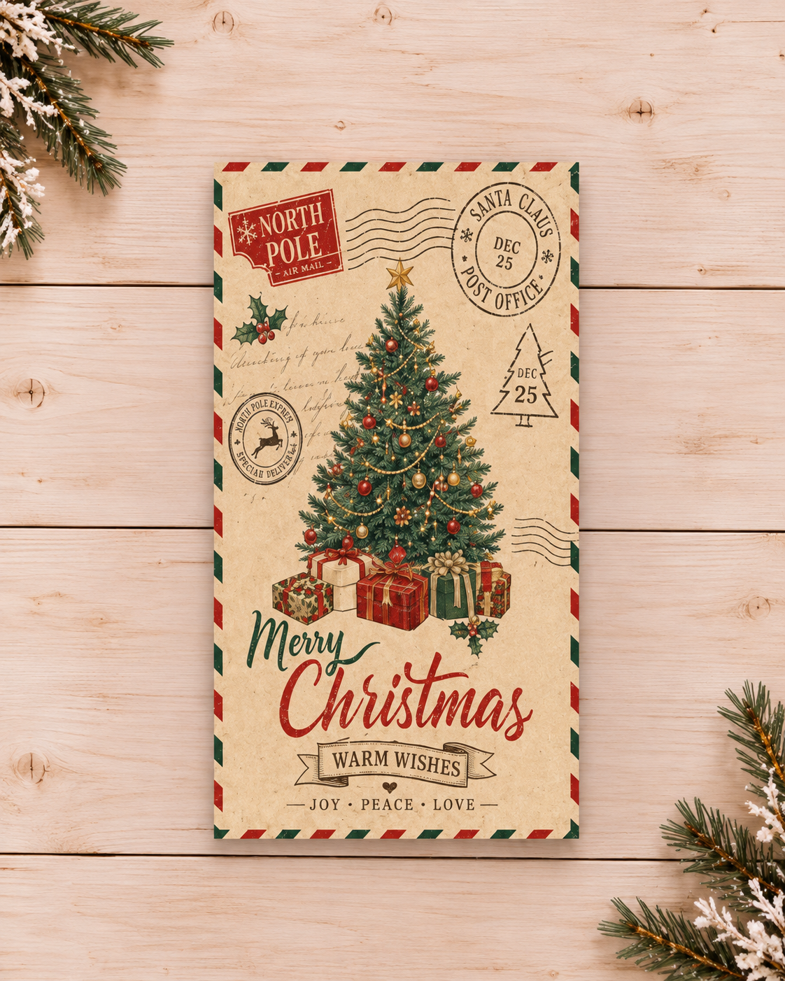 Chrismas Stickers  (5ct)