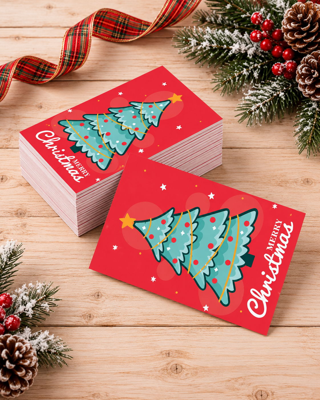 Chritmas insert card (5ct)