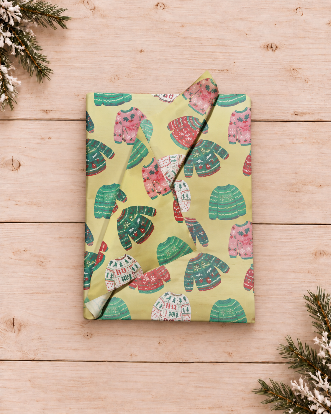 Cozy Holiday Sweater Wrap Flatlay.png