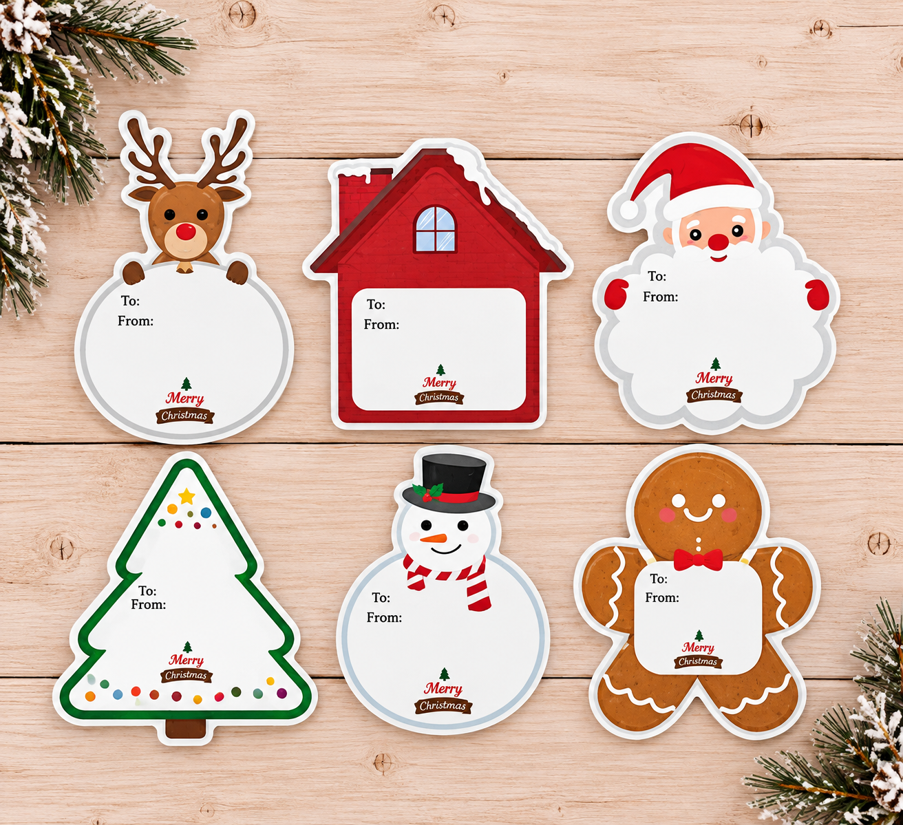 Chrismas tag  (12ct)