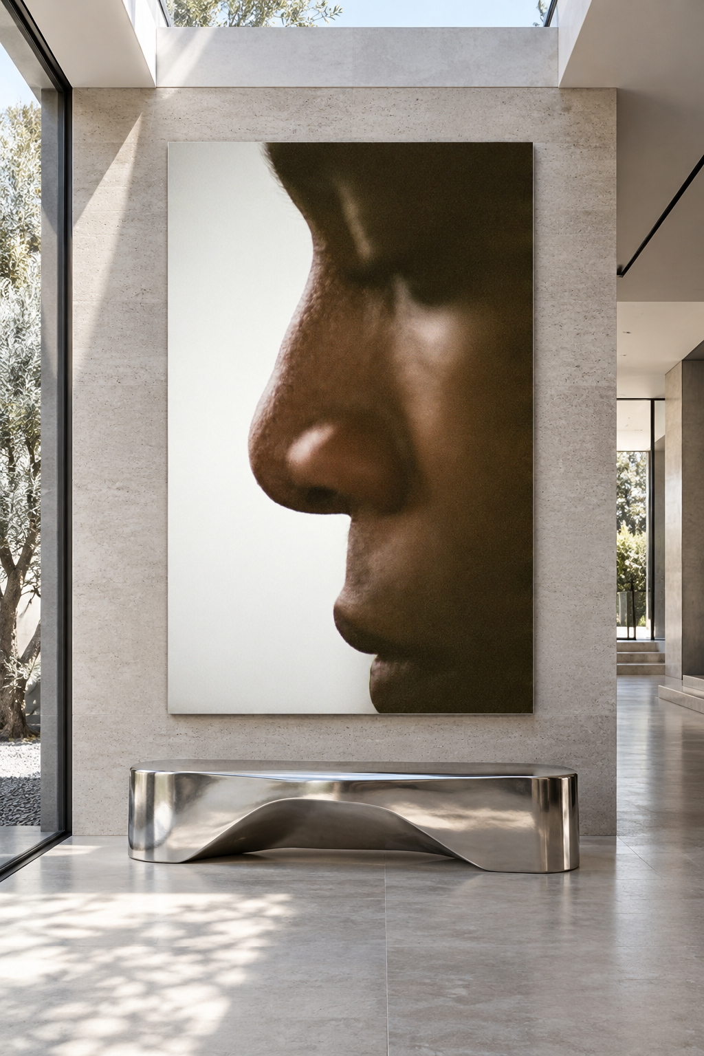 Luxury aluminum print in a gallery hall-2.png