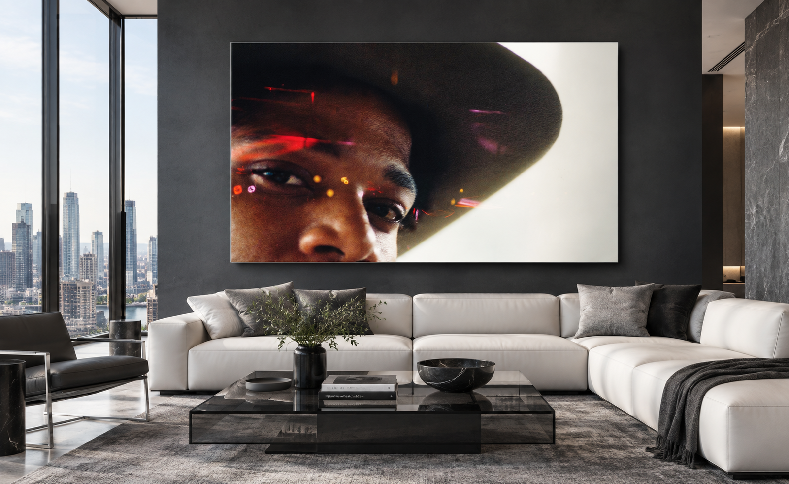 Contemporary Living Room with Statement Metal Print-3.png