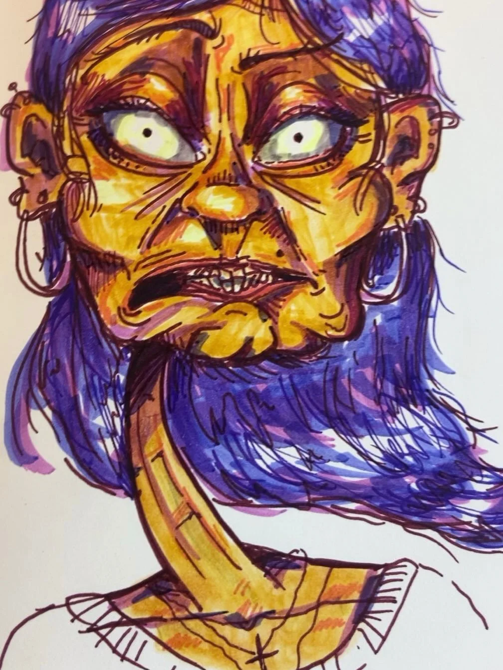 recent doodles

pen (paper mate and tombow), midliner highlighters, posca paint pens, paper

#doodle #art #grotesque #sketch #boredintheairport