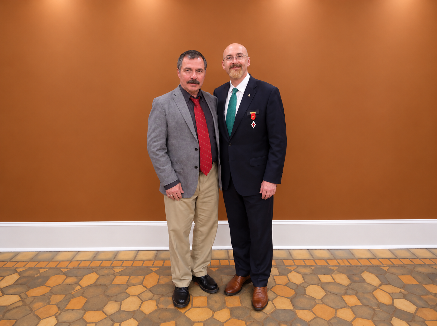 With Jamie Lamb after presenting at High Council, SRICF