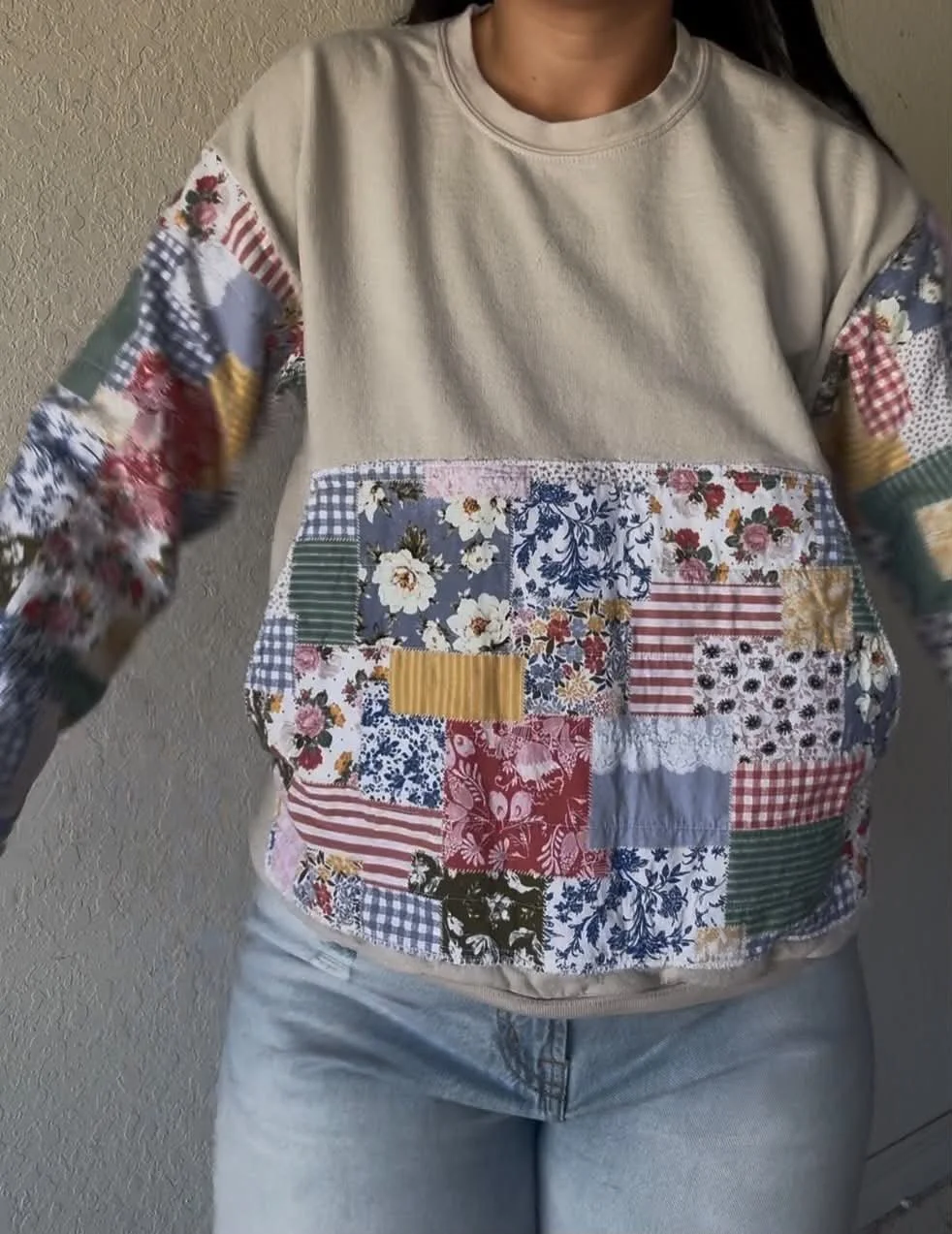 Patchwork Sweatshirt