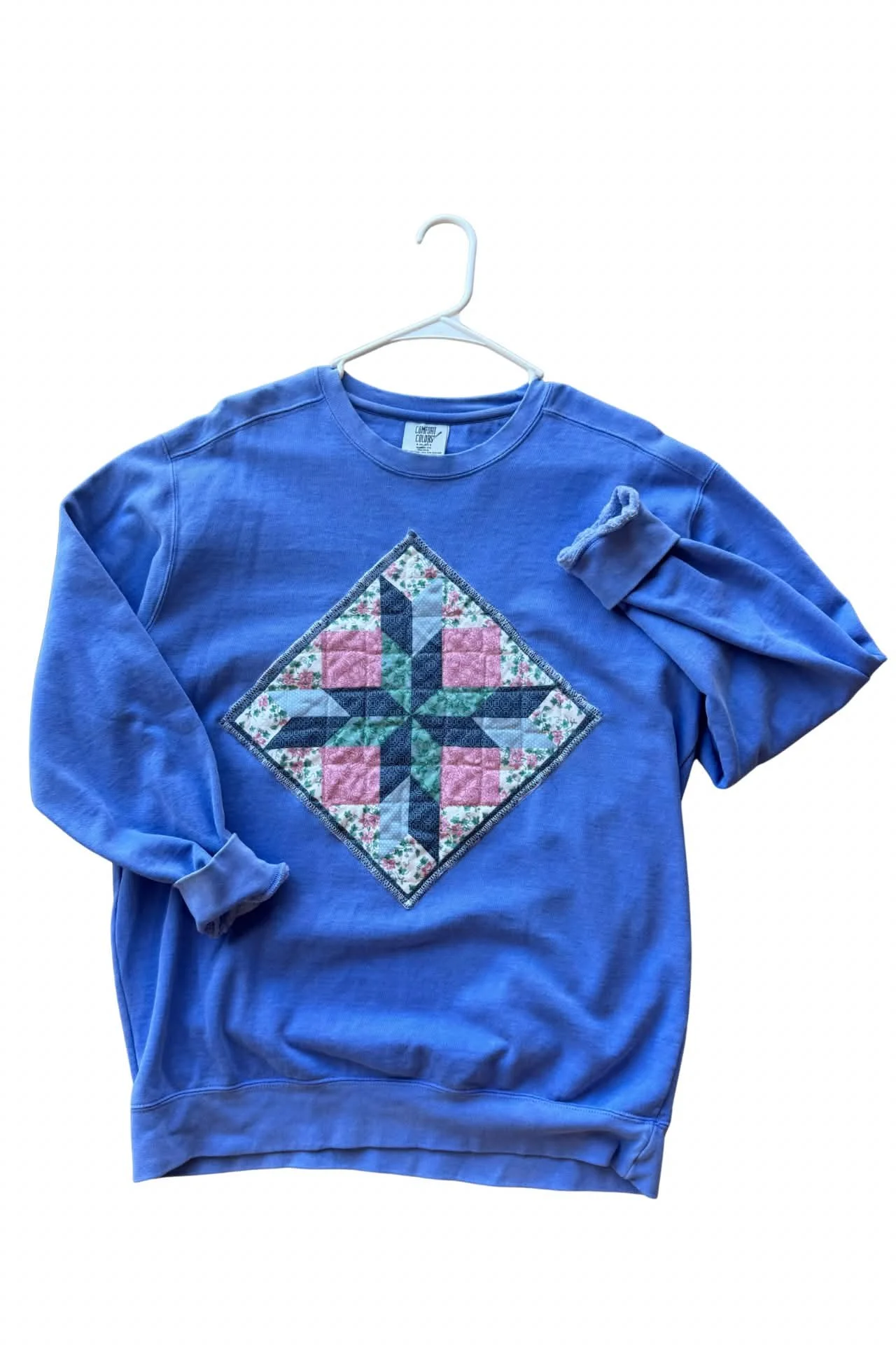 Comfort Color Quilted Block Crewneck