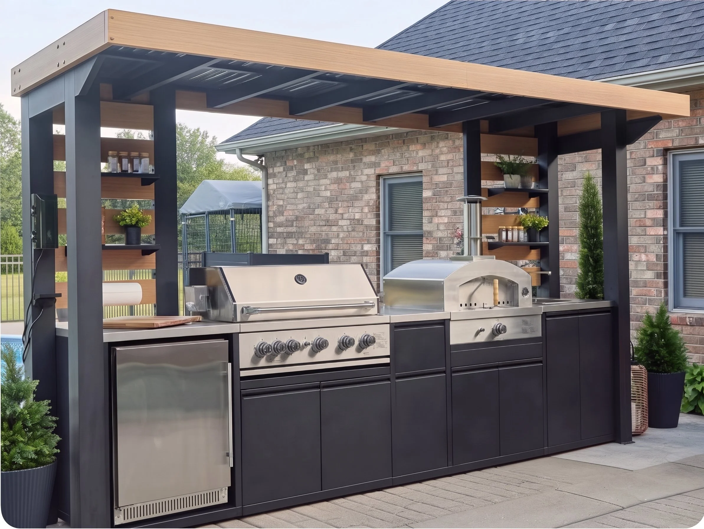 Fusion Flame 2 Outdoor Kitchen