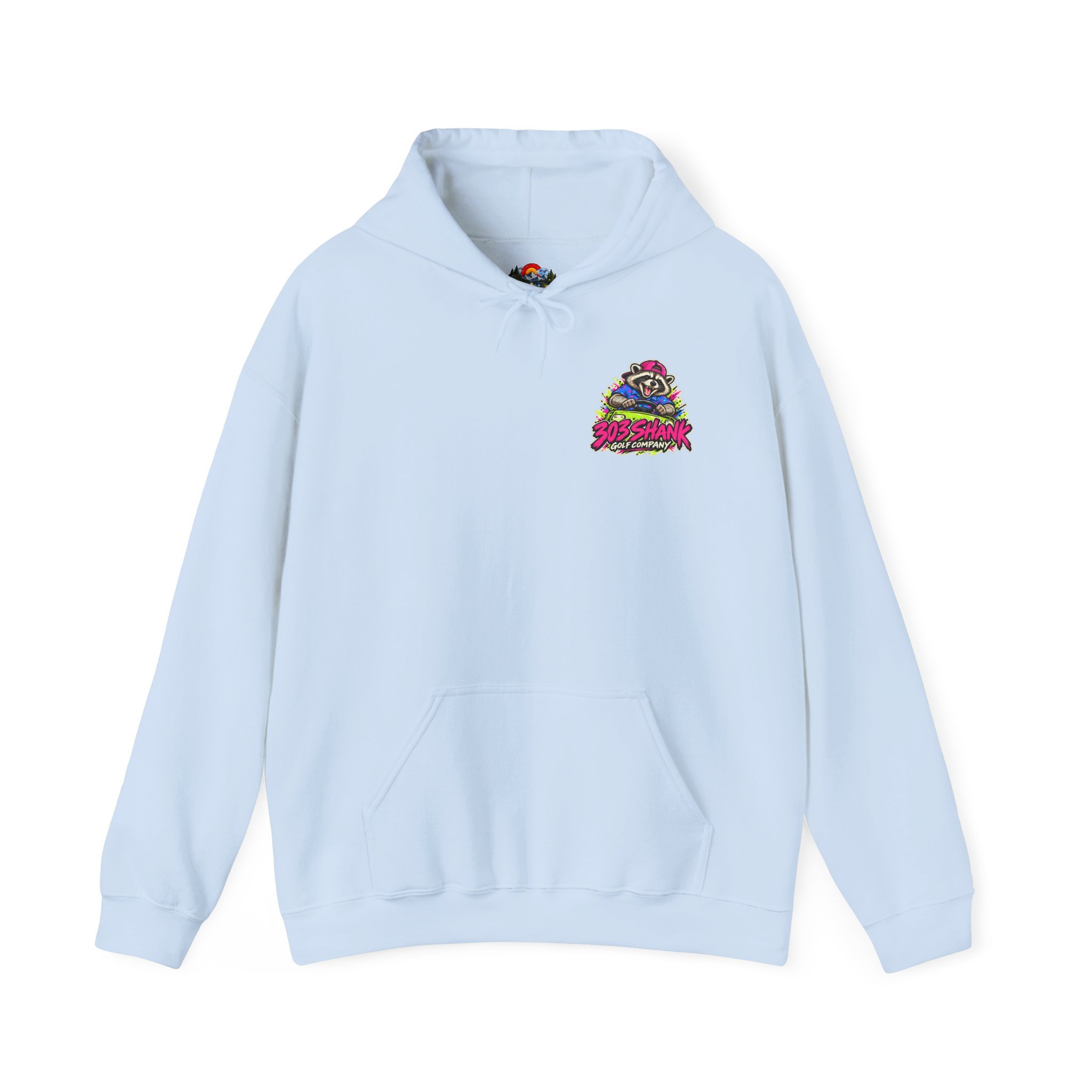 No Skill, All Thrill | Raccoon Golf Hoodie | 303 Shank Golf Company