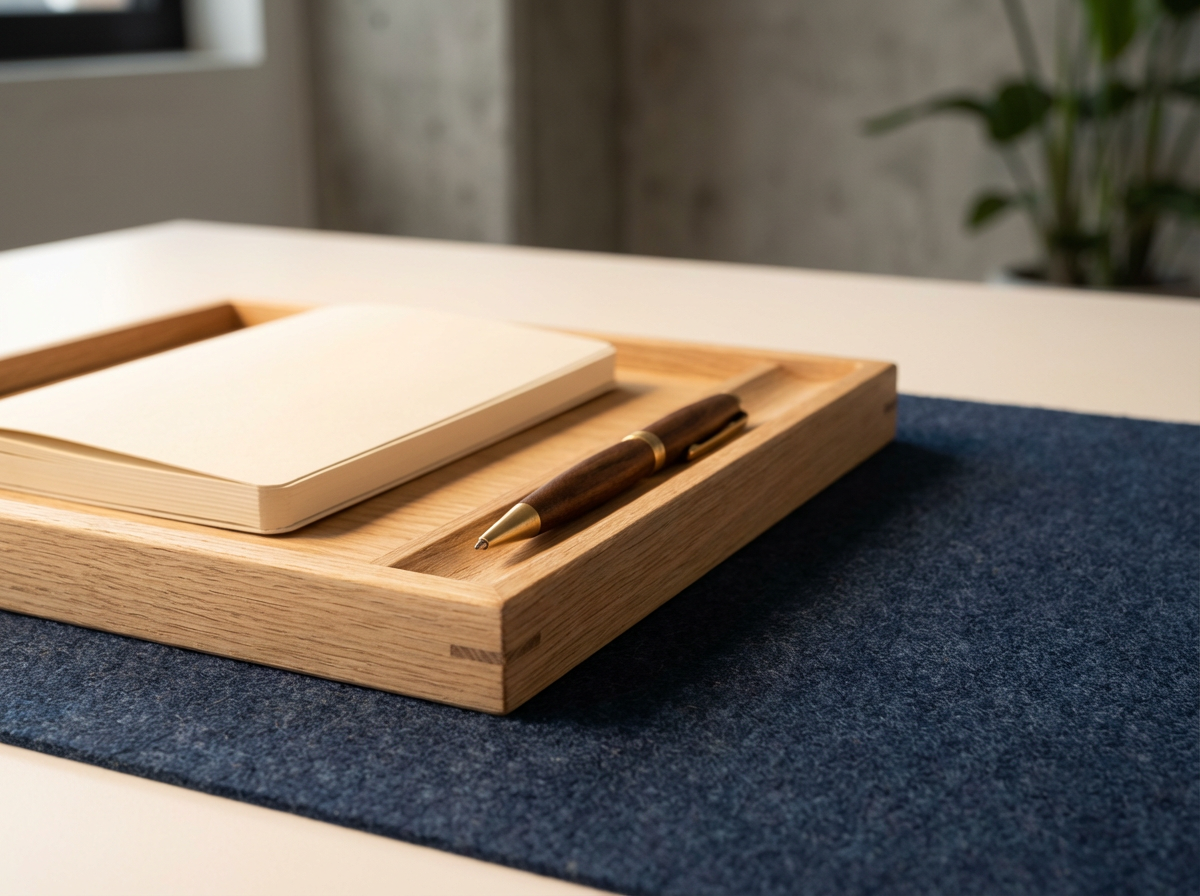 Wooden Desk Tray