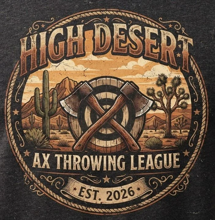 High Desert Ax Throwing League 2026-2027 Membership