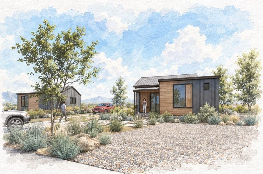 The Columbine — exterior