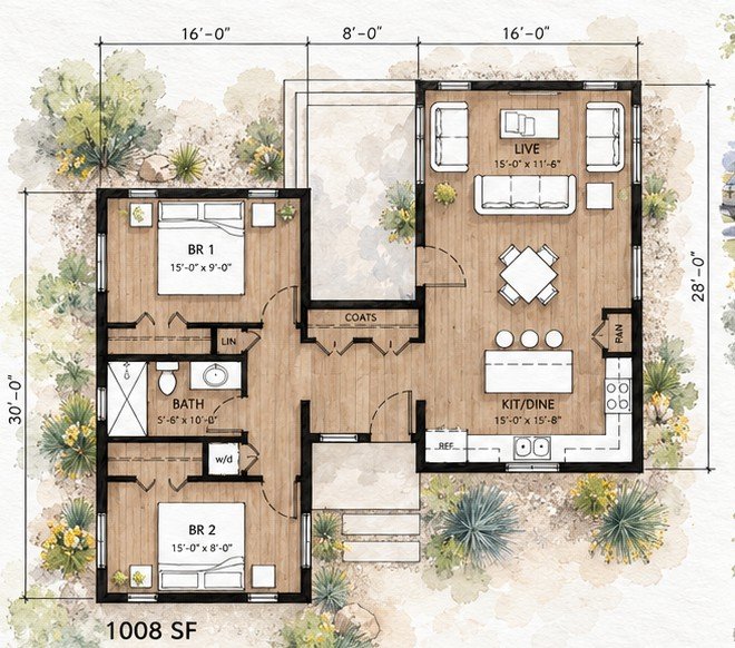 The Mesa — floor plan