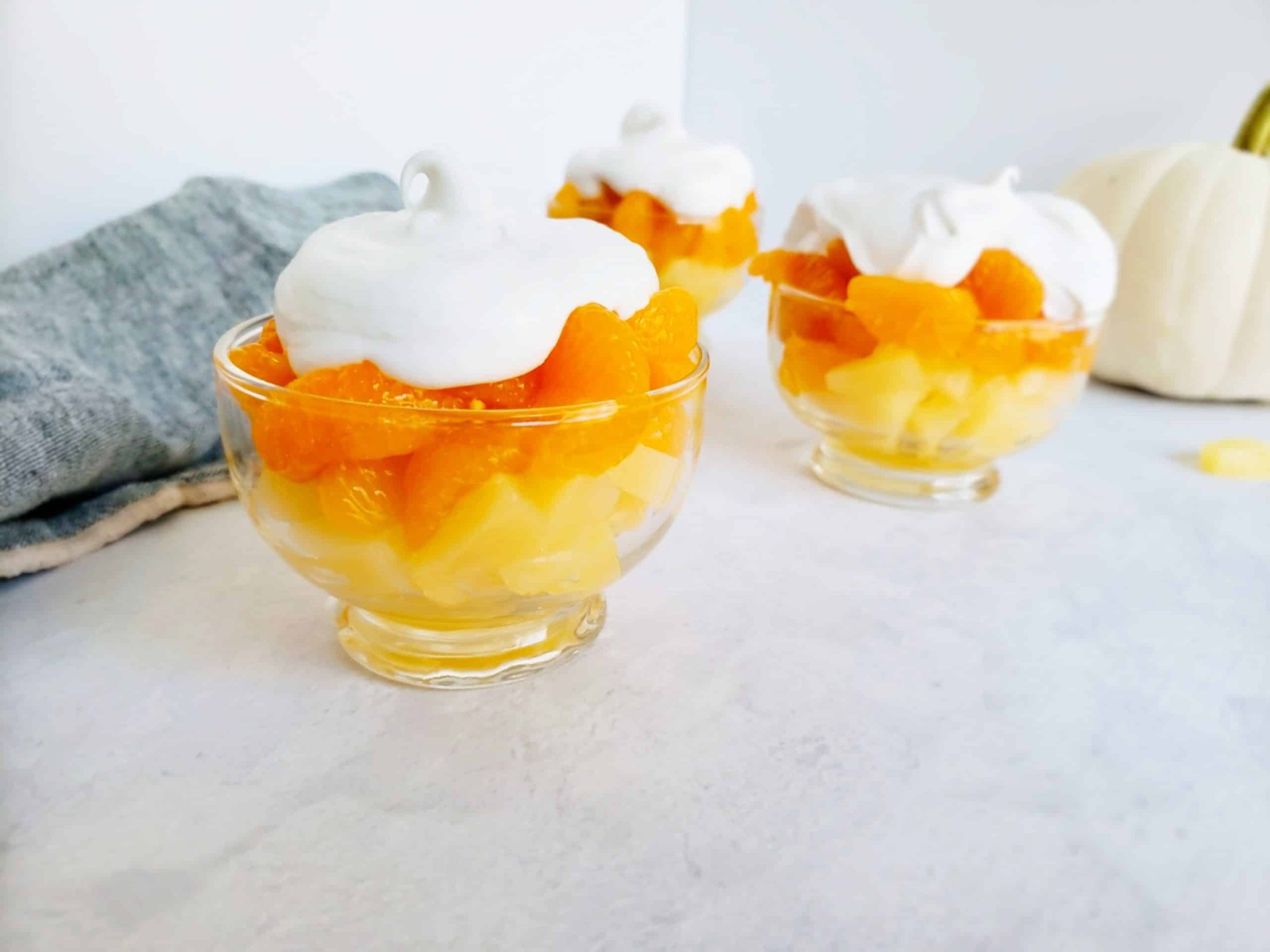 Candy corn parfait
