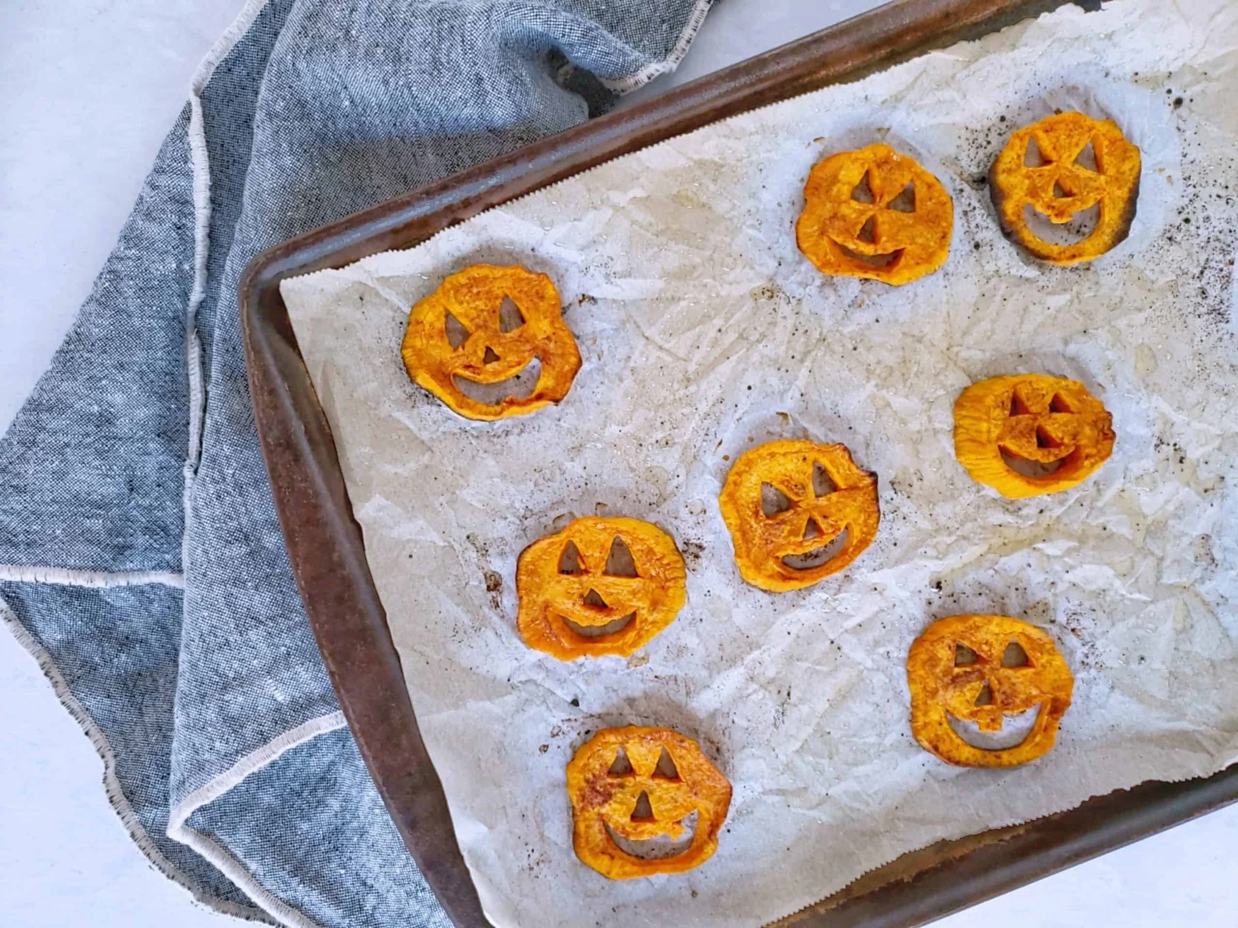 SWEET POTATO JACK-O-LANTERNS
