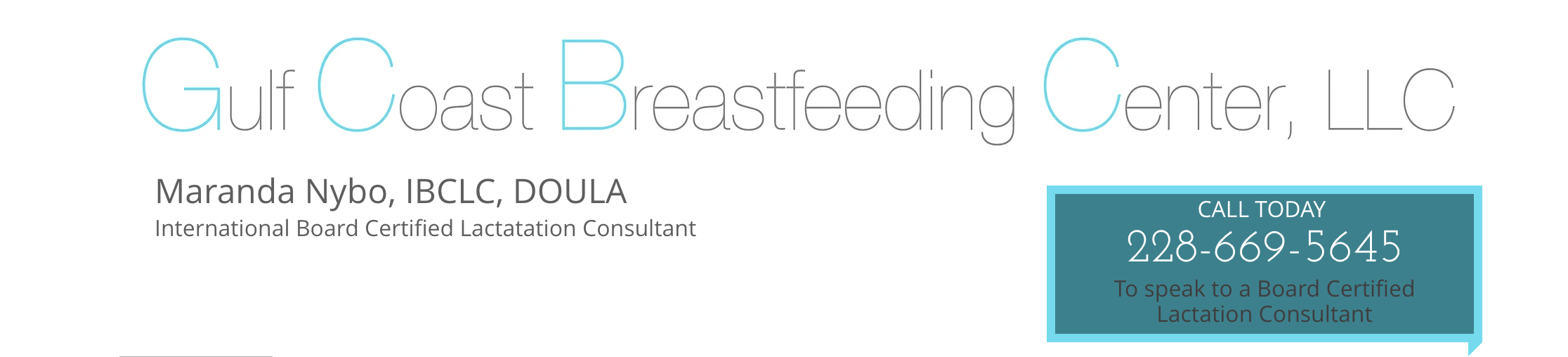 Gulf Coast Breastfeeding Center logo