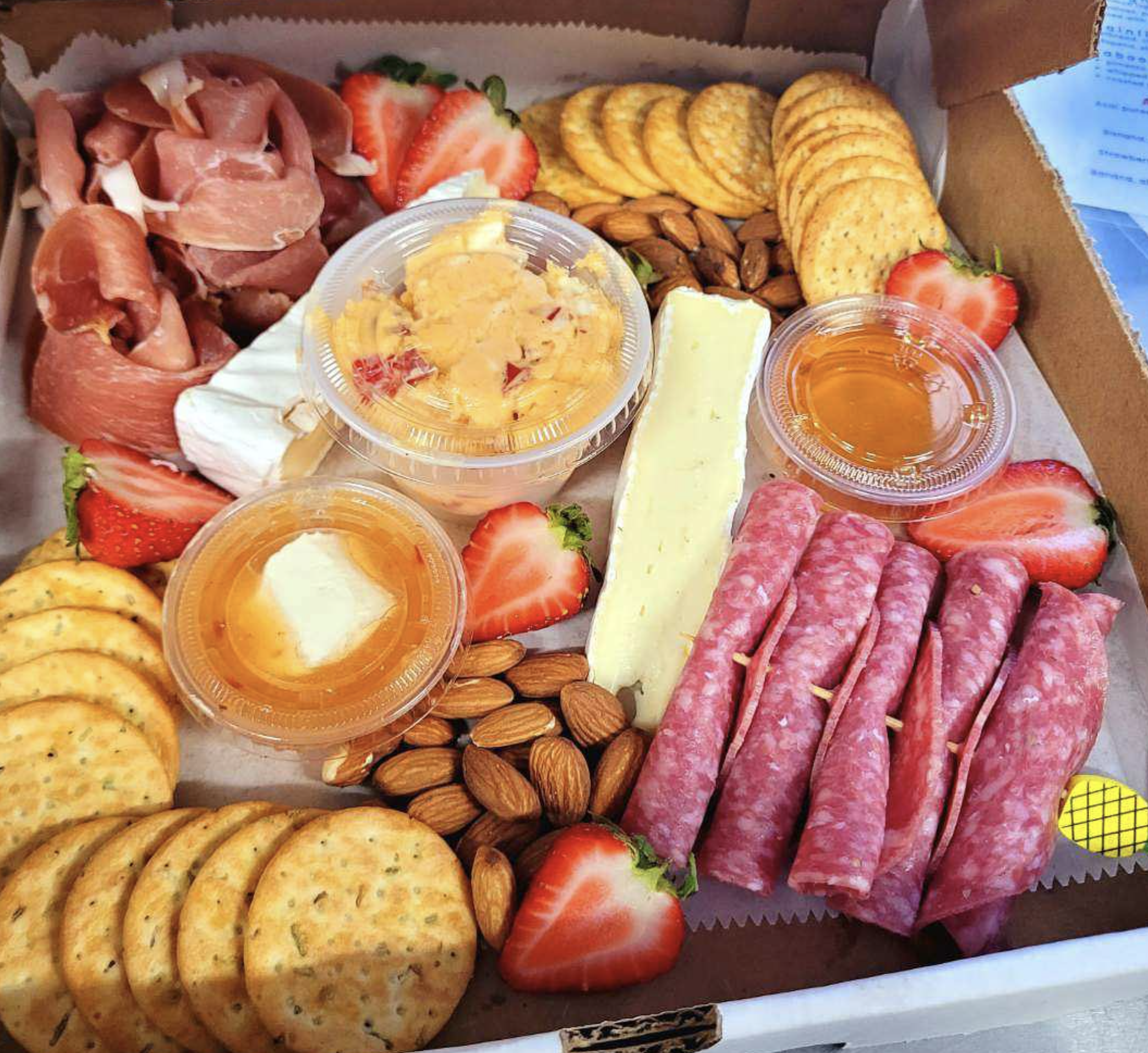 Charcuterie box from The Juicy Caboosy