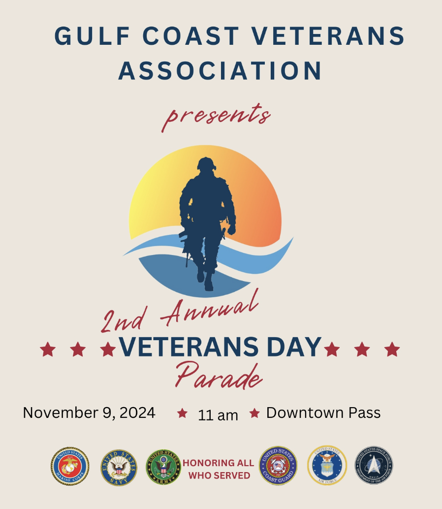 Veterans Day Parade in Pass Christian Mississippi