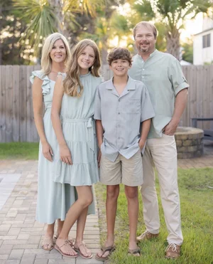 Kristin, a featured Gulf Coast mom
