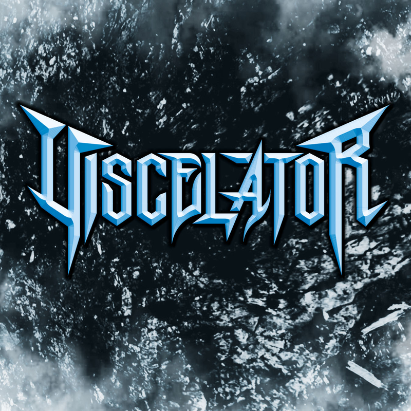 A dark, textured background with the band name 'Judas Priest' written in stylized, blue, metallic gothic font.