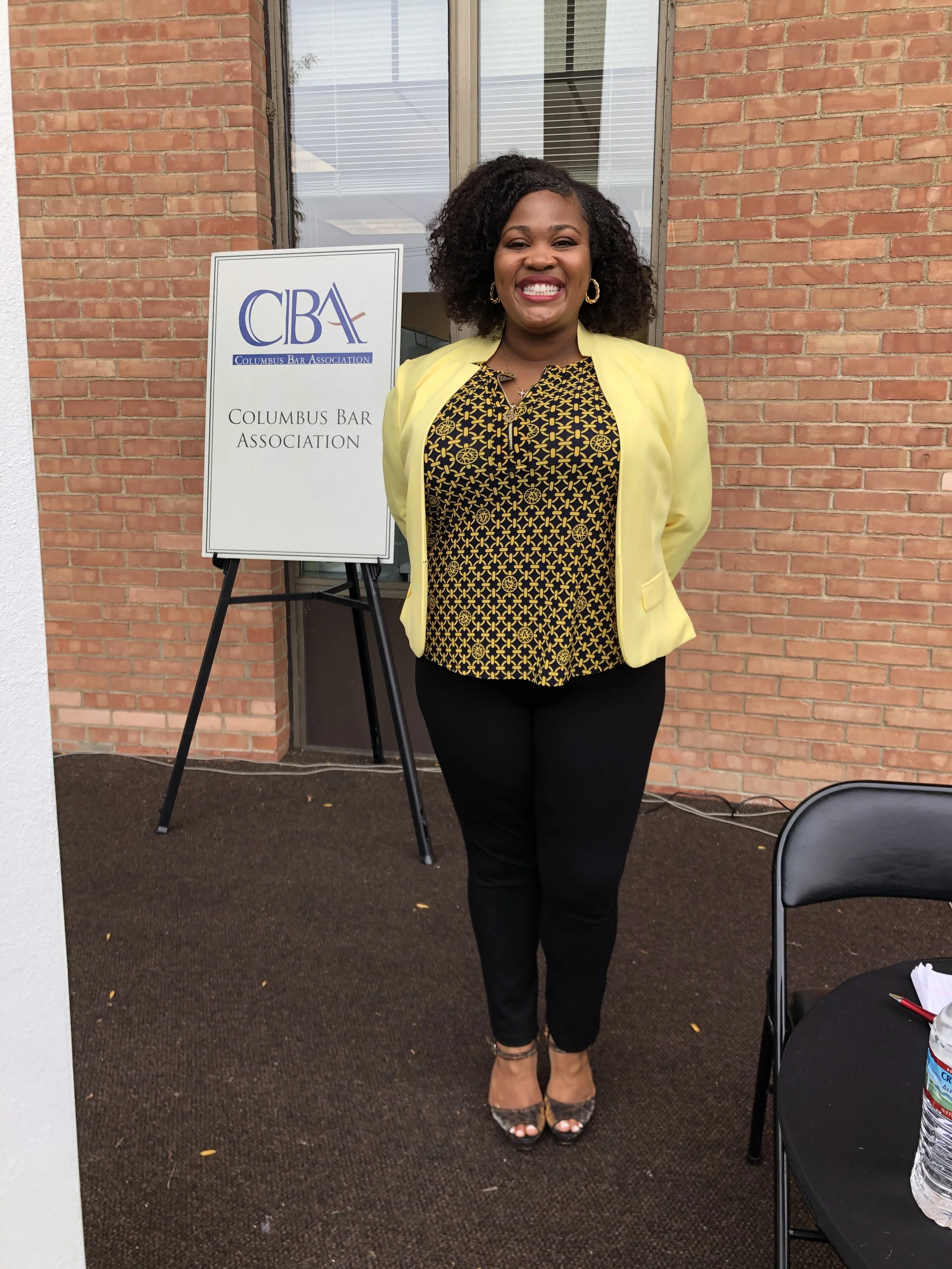 Attorney Lewis volunteering with the CBA