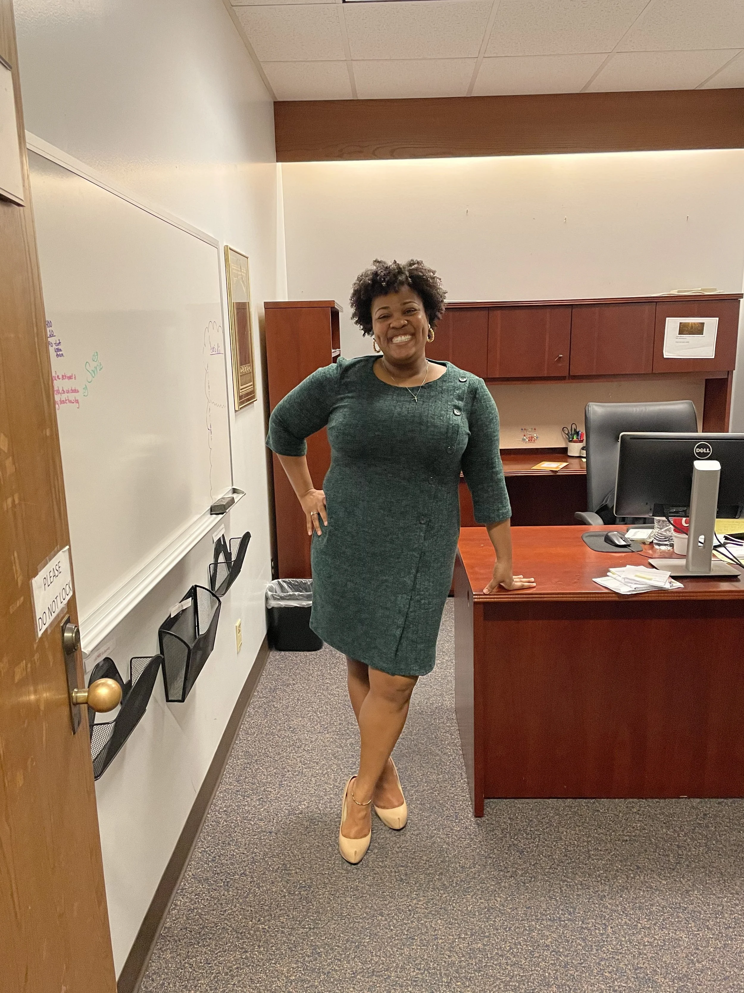 Attorney Lewis in her office