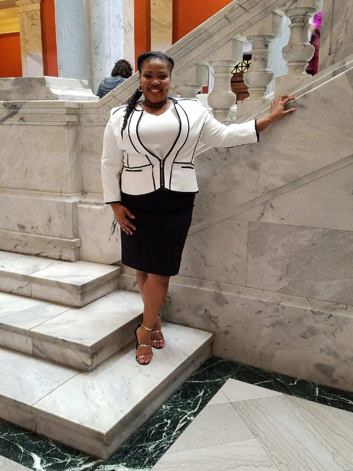 Attorney Lewis standing in the Supreme Court of Kentucky