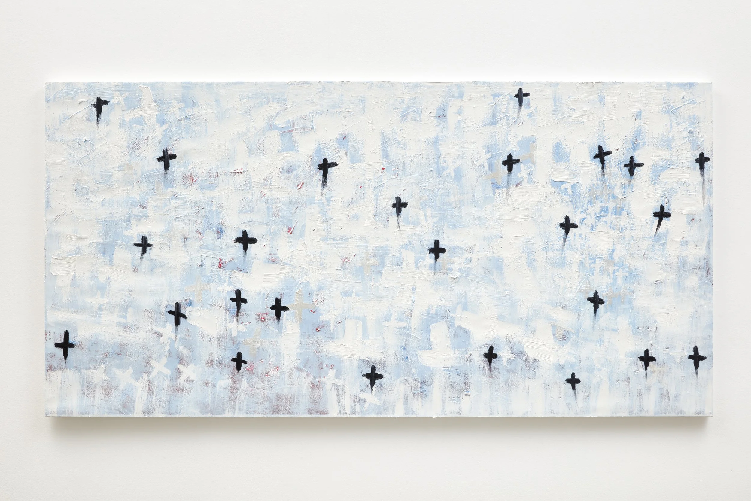  Afternoon Constellation , 2024 
Oil and oil stick on linen 
48 x 96 inches
